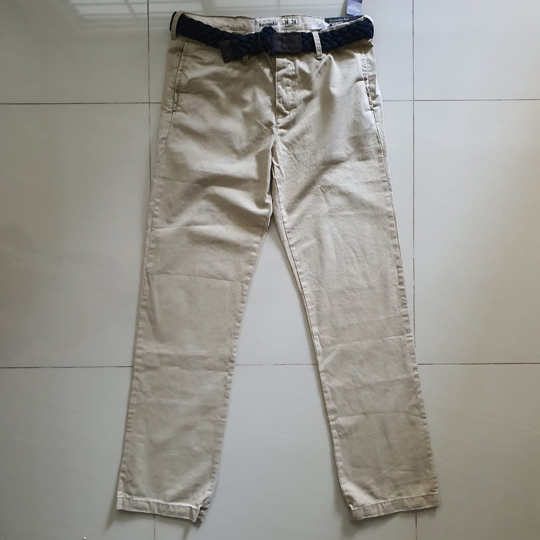 Fitch Chinos Slim Straight with Belt 