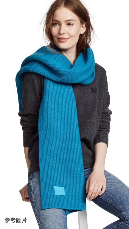 Acne Studios Bansy N Face wool scarf