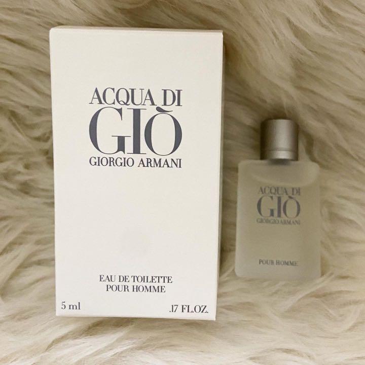 Acqua Di Gio Pour Homme 5ml Beauty Personal Care Fragrance