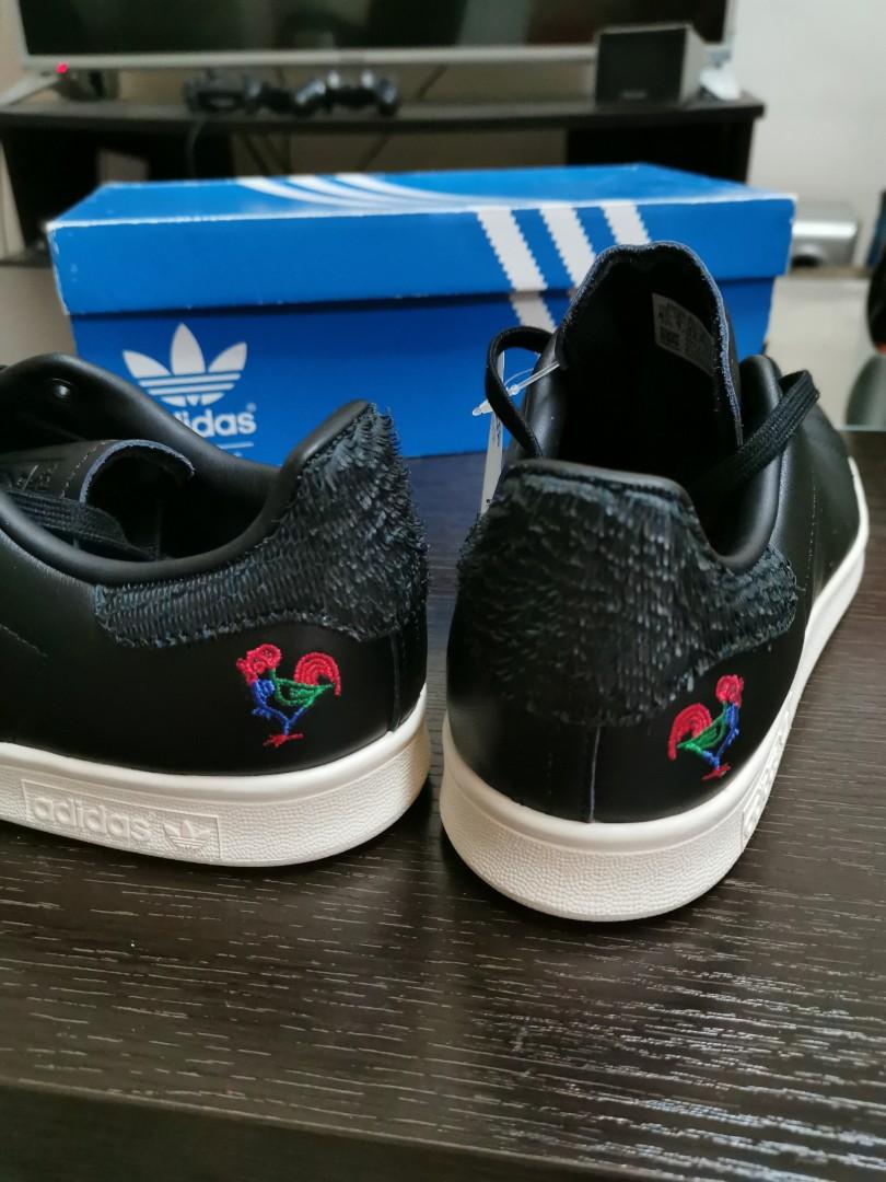 Adidas Originals Stan Smith CNY Leather Black Men s Fashion