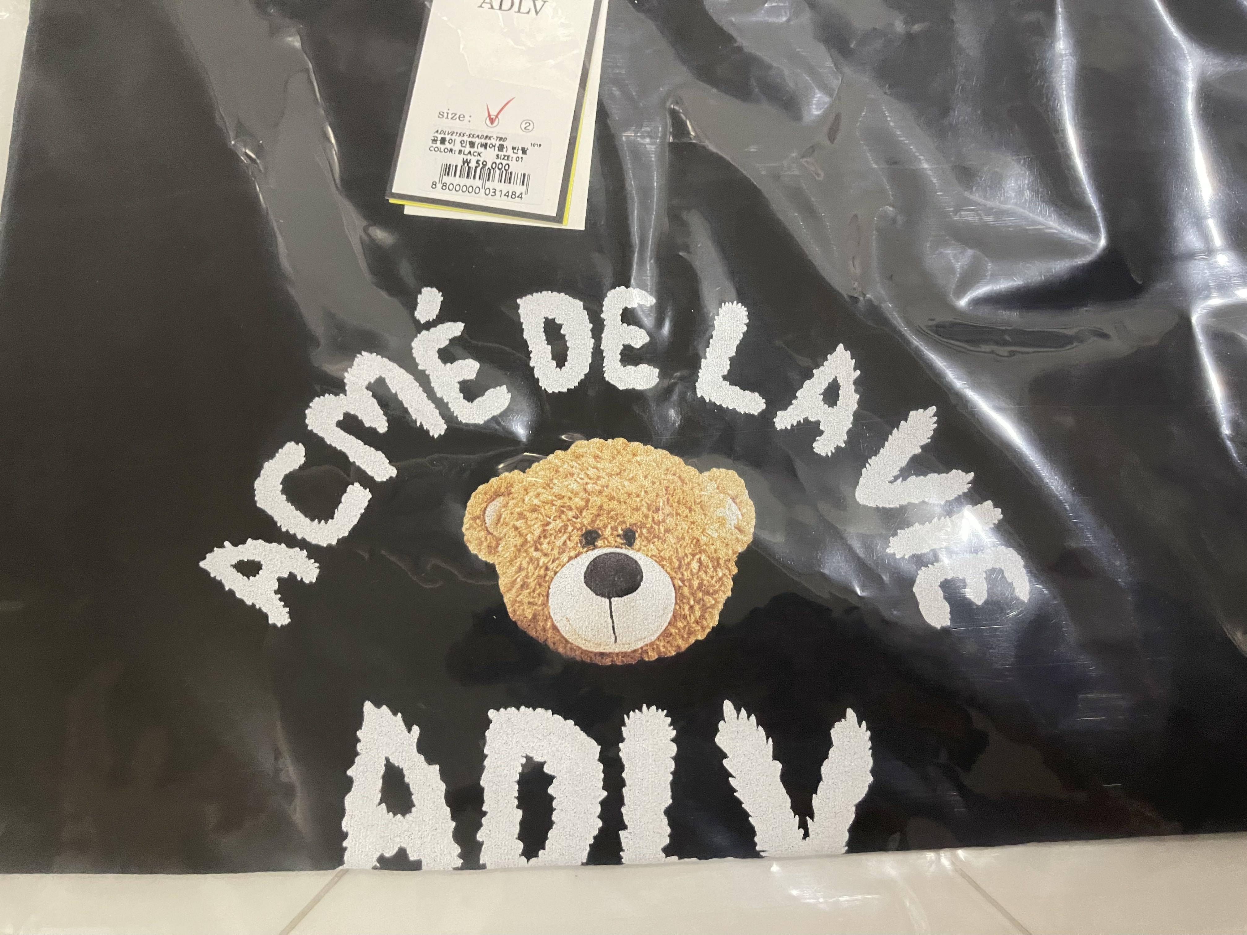 ADLV Teddy Bear (Bear Dolls) T Shirt Black Size 1 Acme De La Vie 