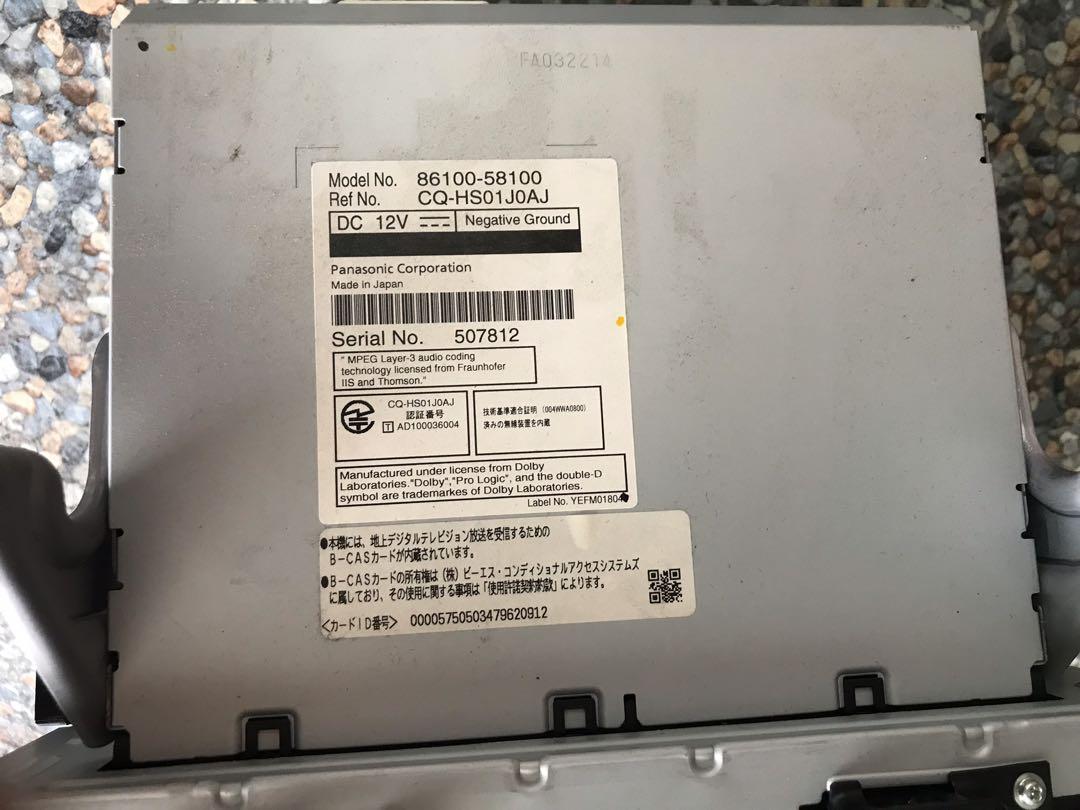 Alphard Vellfire 20 Original Home Theater (Head Unit + Amplifier + 360