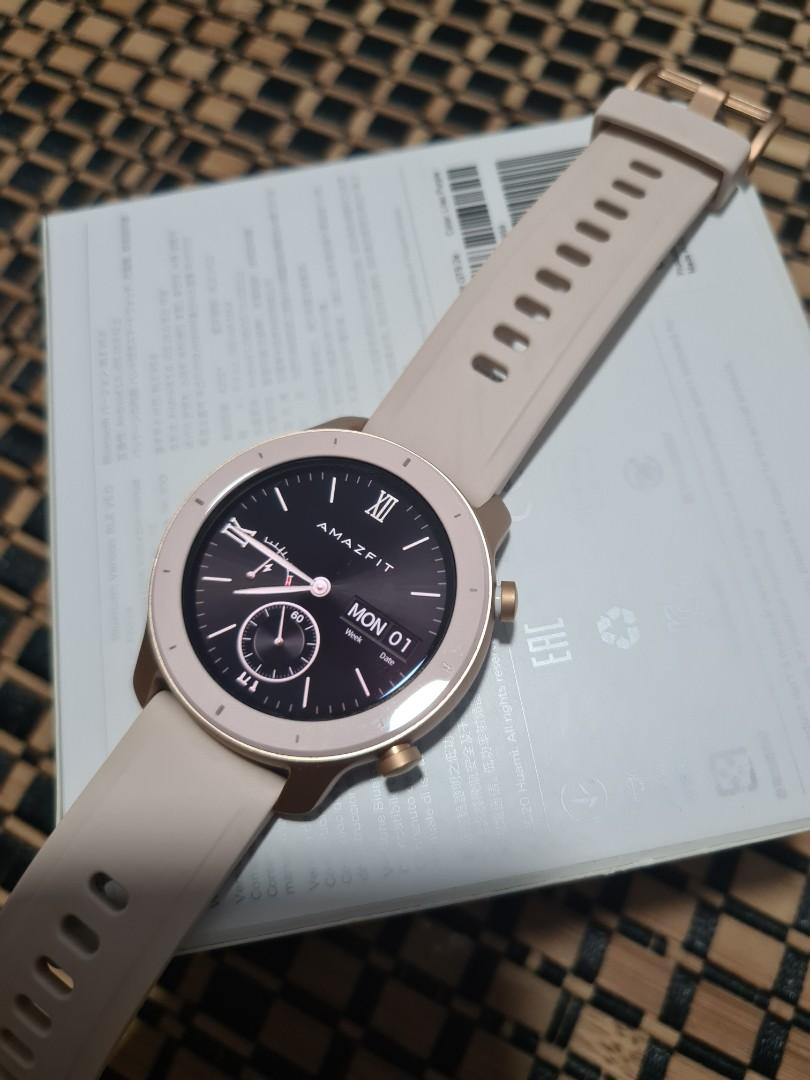 Amazfit GTR 42mm smartwatch GPS AMOLED display 5 ATM water