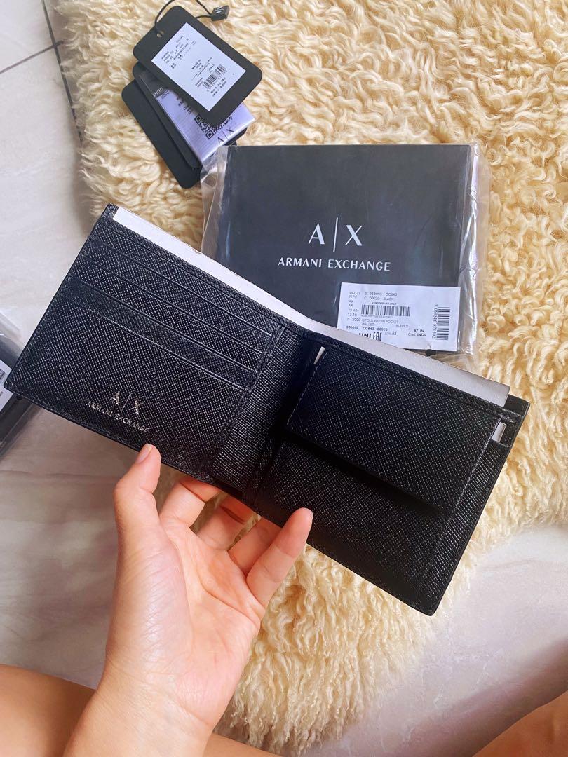 Armani Exchange Bifold W/Coin pocket wallet, Men's Fashion, Watches &  Accessories, Wallets & Card Holders on Carousell