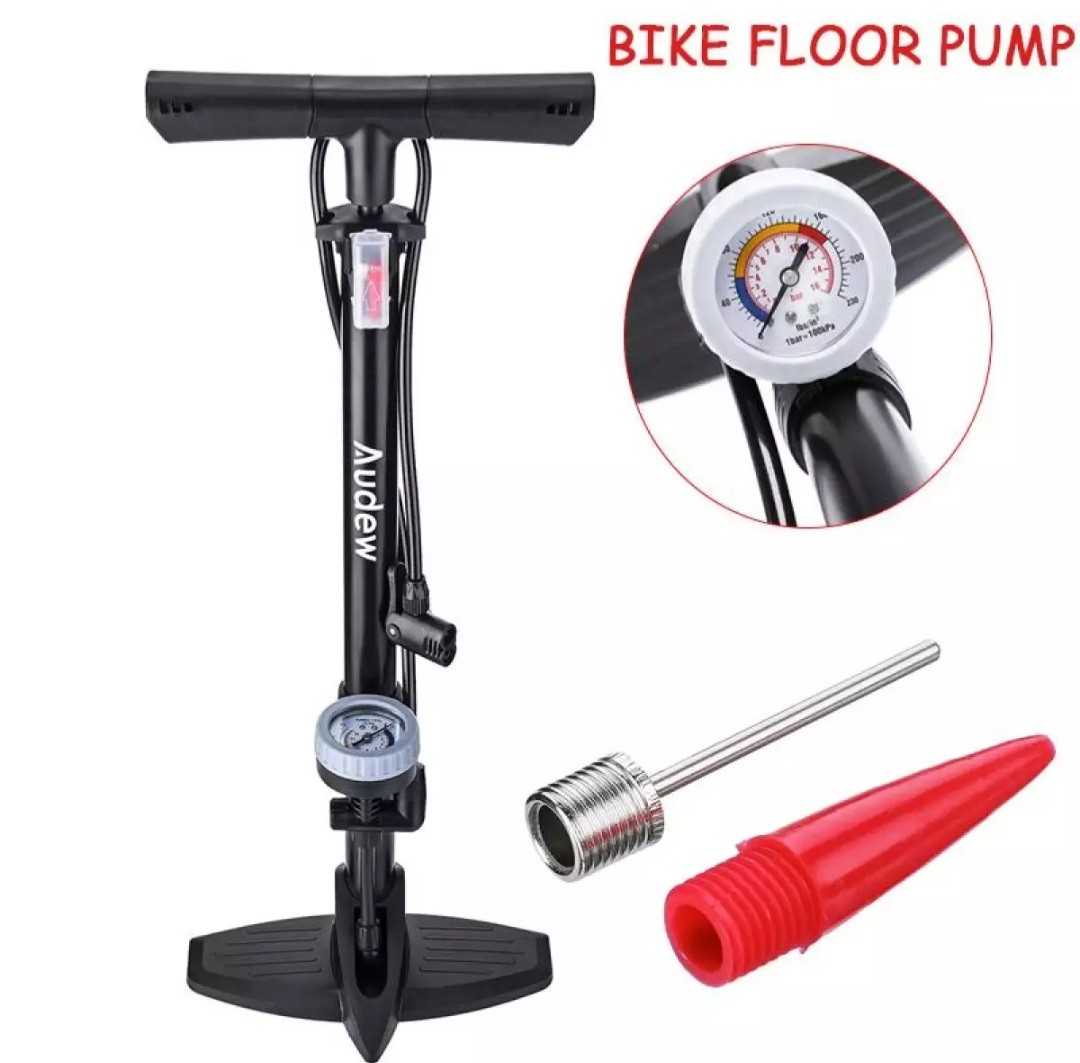 Audew 230psi Bicycle pump with guage Sports Equipment Bicycles