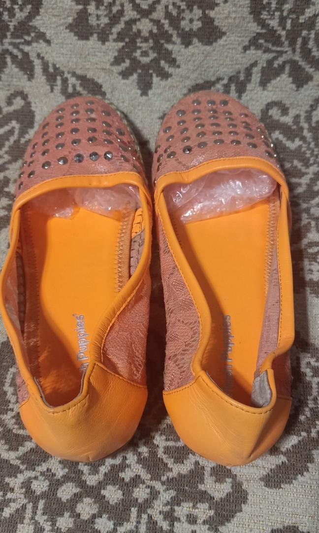 Authentic HUSH puppies Espadrille shoes (Category: Flats & Sandals) located in Caloocan City. Submitted by drum_beater (Listing ID 1123034541, Image 1). Description: Lace and soft leather excellent condition.