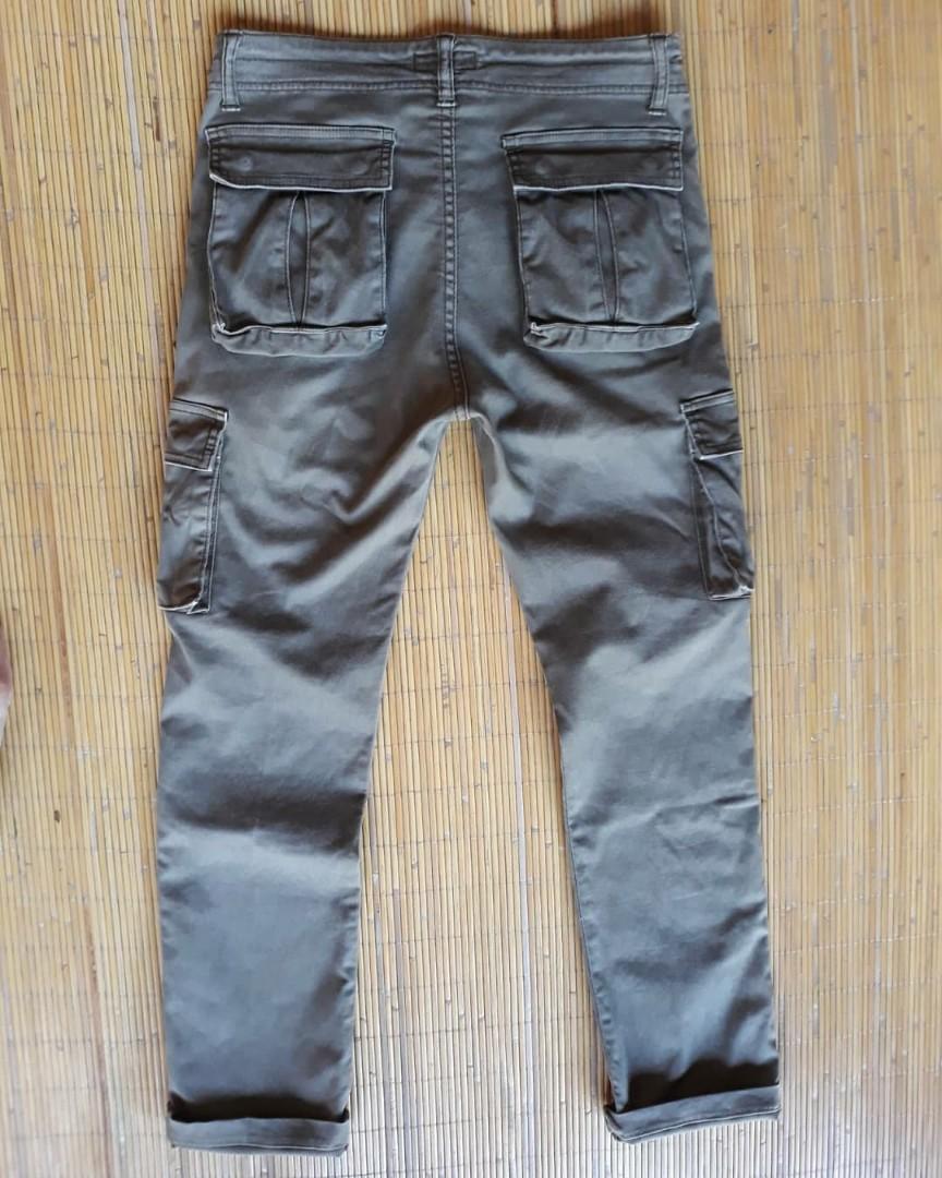 BEAMS JAPAN CARGO PANTS SLIM FIT SIZE S 