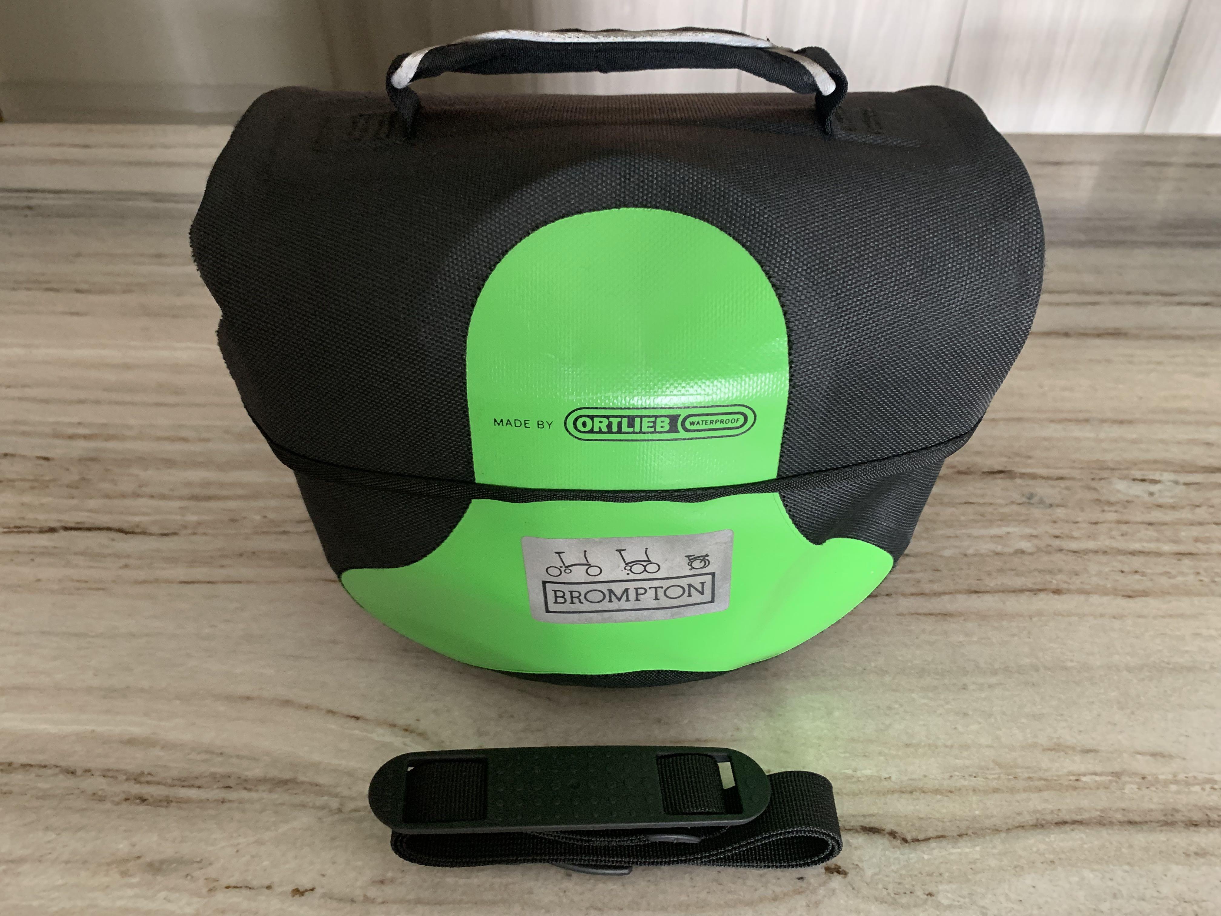Brompton Mini o bag Green Sports Equipment Bicycles Parts Parts Accessories on Carousell