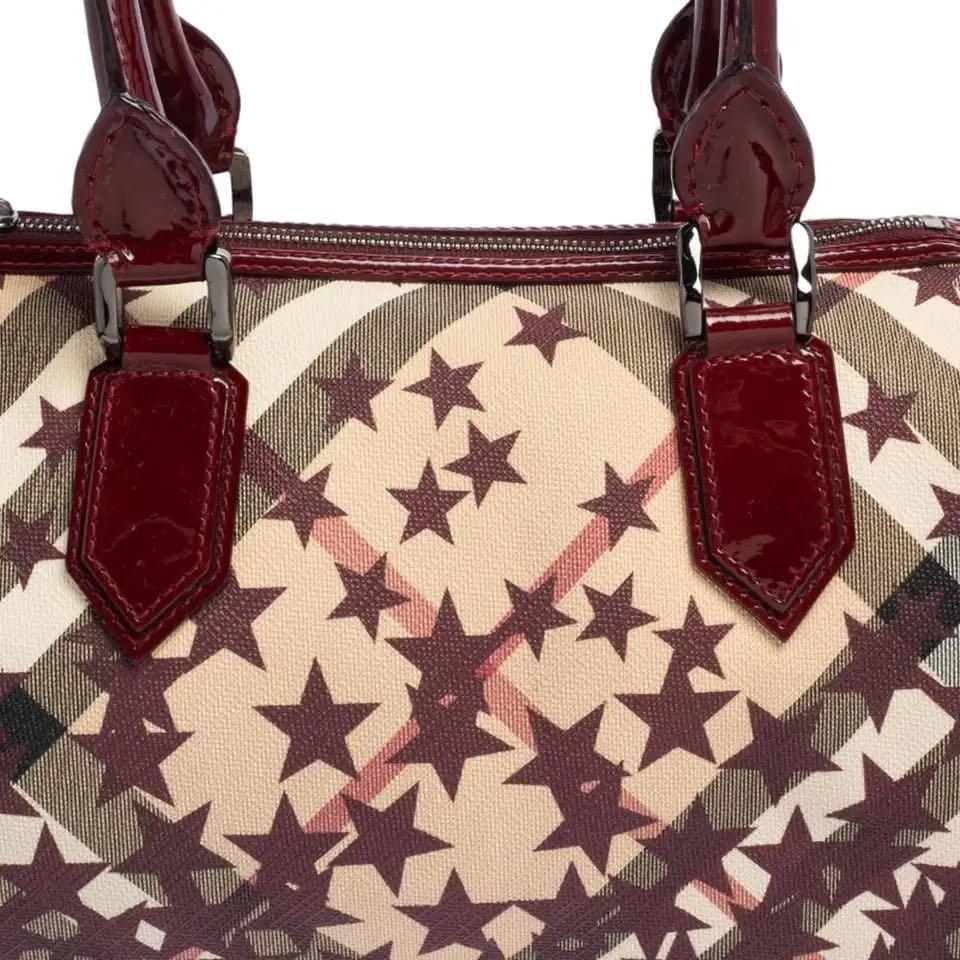 Burberry Star Print Boston Bag and wallet, Women's Fashion, Bags & Wallets,  Purses & Pouches on Carousell