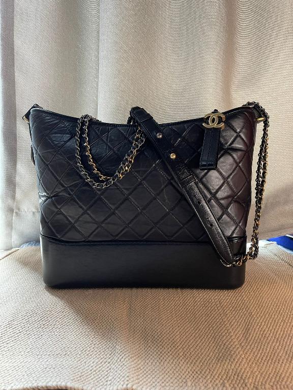 Chanel Gabrielle bag - large size full set, 名牌, 手袋及銀包- Carousell