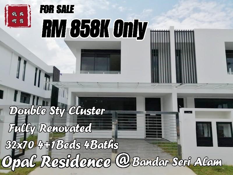 Cheapest Market Renovated Cluster Opal Residenz Bandar Seri Alam Masai Iskandar Johor Bahru For Sale Property For Sale On Carousell