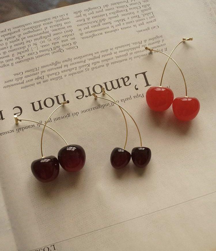 Cherry drop hotsell earrings