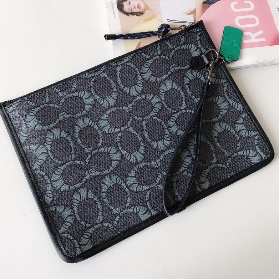 Coach shop dinosaur wristlet