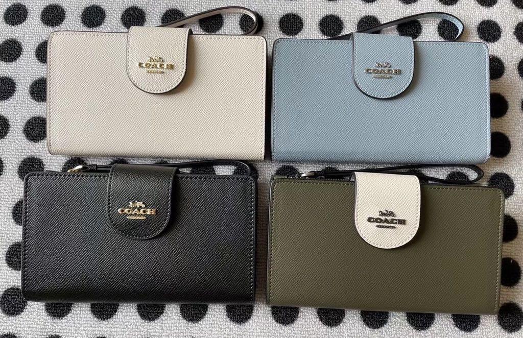 Coach Medium Wallet With Wrist Strap Women s Fashion Bags Wallets Wallets Card Holders on Carousell