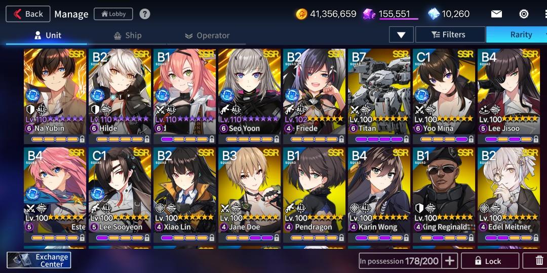 Counter Side High End Endgame Account All Awaken Units Video Gaming Video Games Others On Carousell