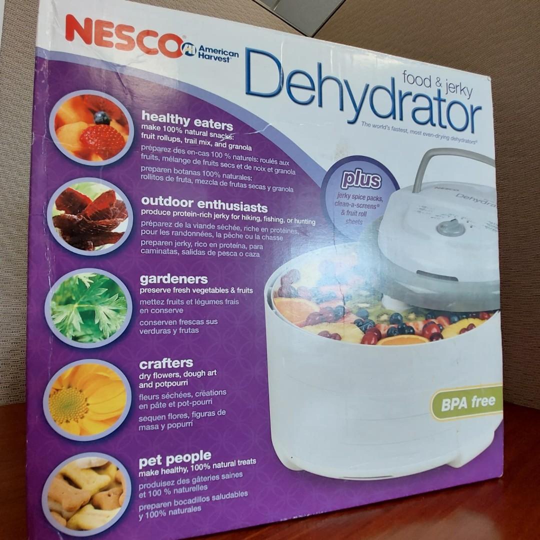 Dehydrator Nesco FD75A, Snackmaster Pro Food Dehydrator, Gray, TV