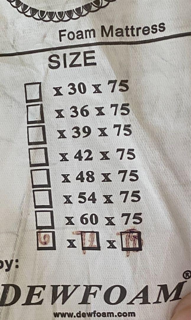 Dewfoam Quilted Mattress King Size, Furniture & Home Living