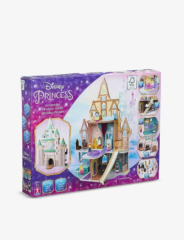 Disney princess wooden sales castle