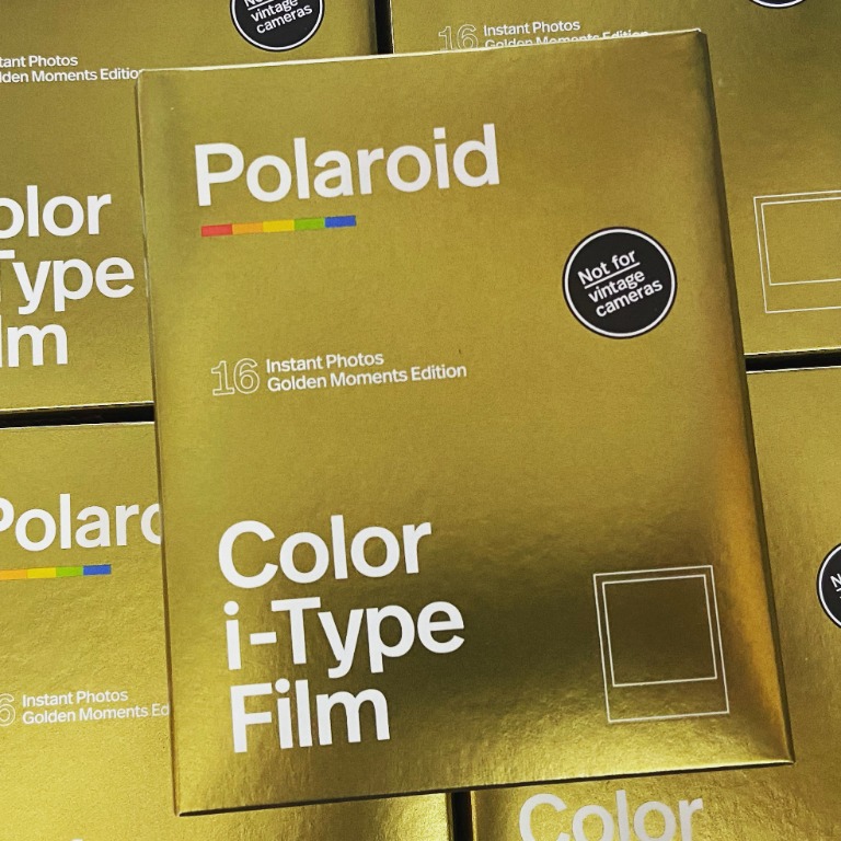 Golden Moments Metallic Polaroid Film Polaroid Film Polaroid Color