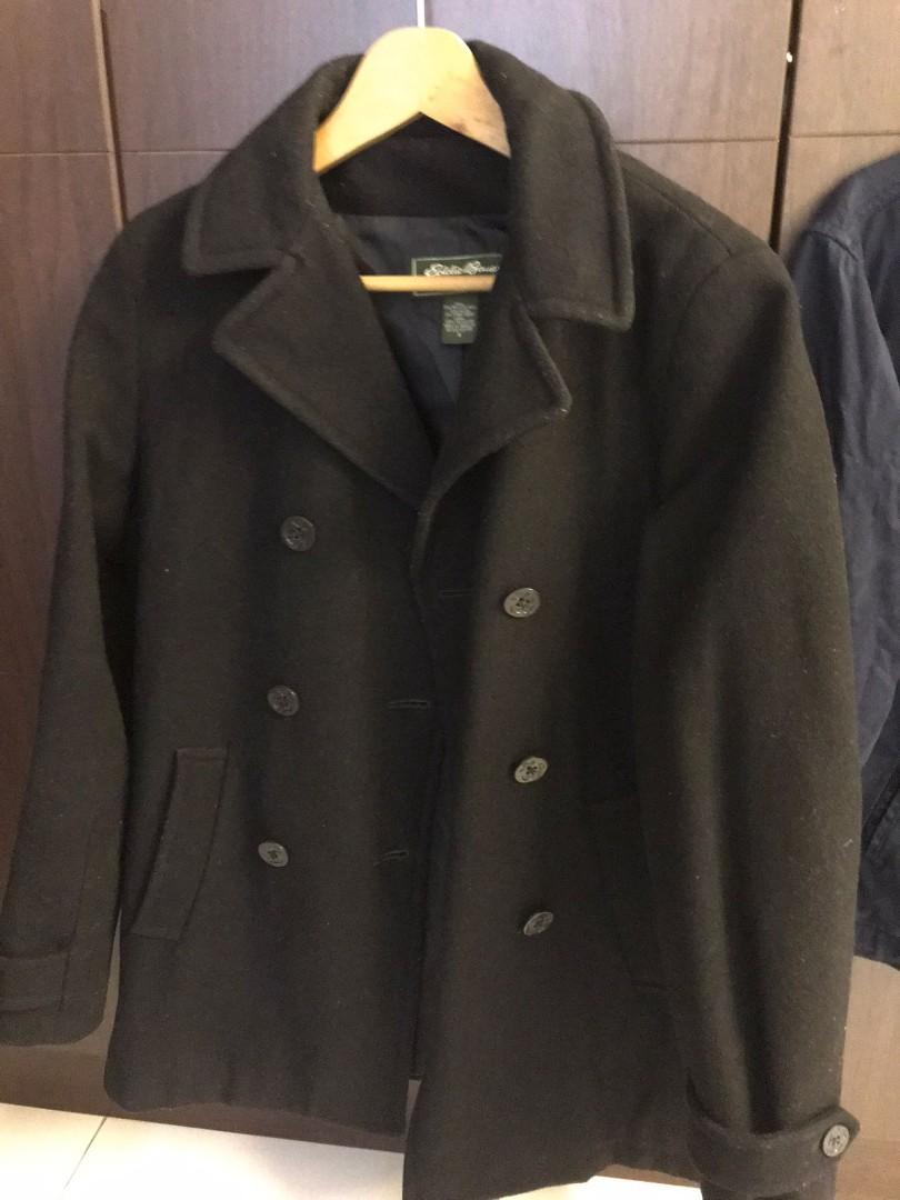 Eddie bauer mens wool coats Clearance
