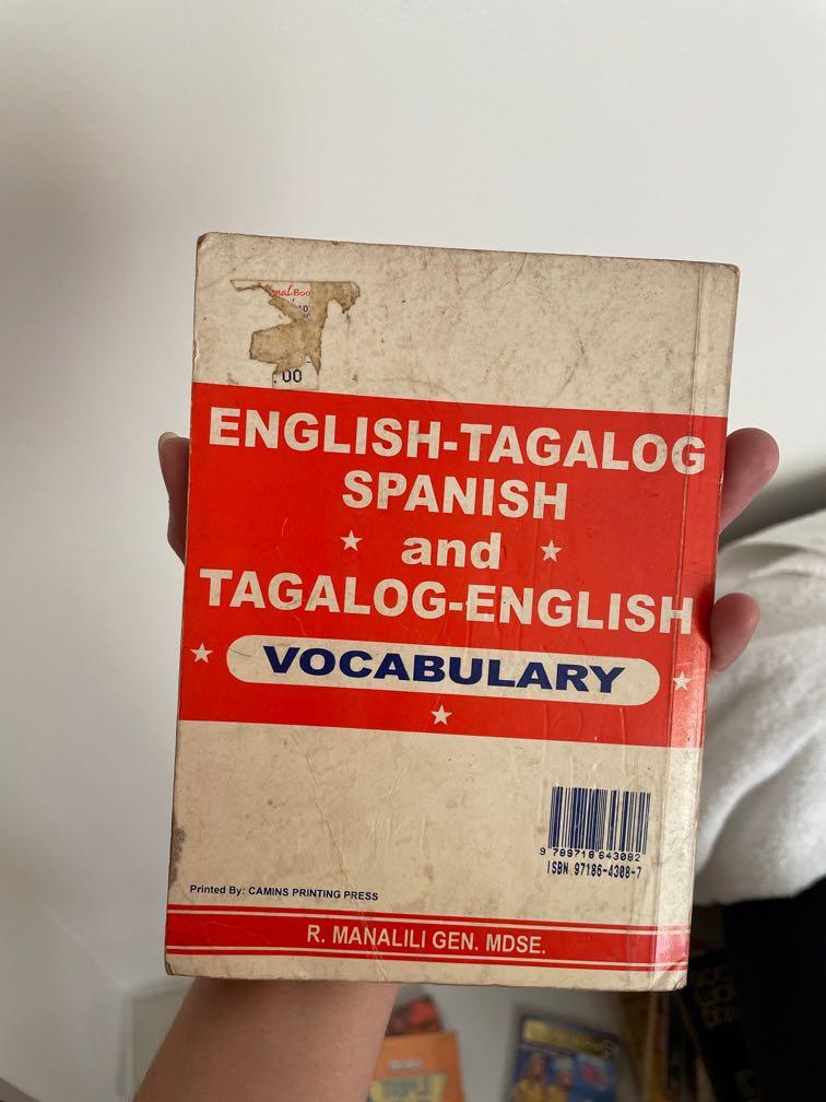 EnglishTagalog Spanish and Tagalog English Vocabulary, Hobbies