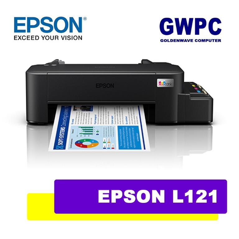 Epson L121 EcoTank A4 Ink Tank Printer, Computers & Tech, Printers, Scanners & Copiers on Carousell