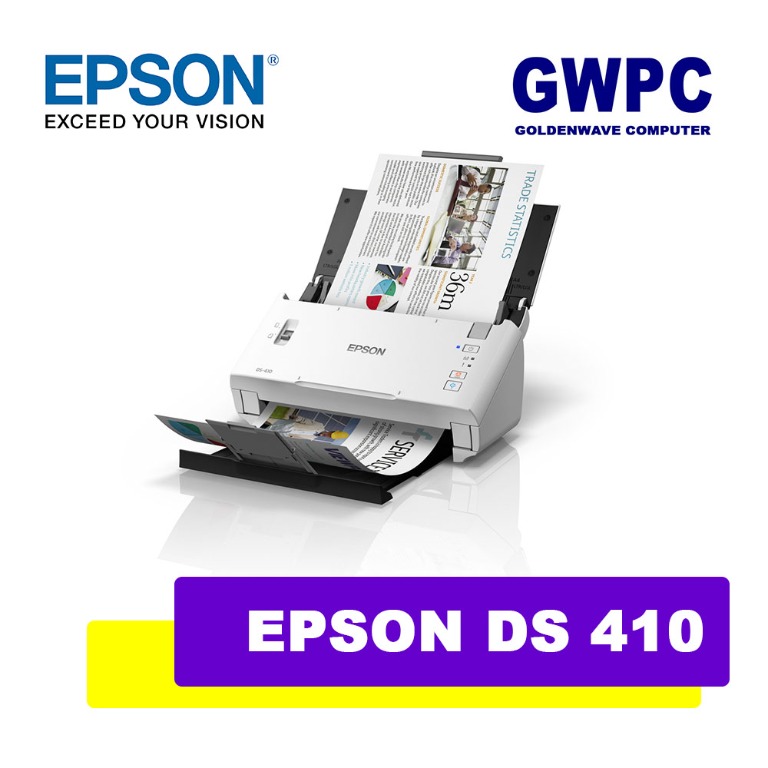 Epson WorkForce DS410 A4 Duplex Sheetfed Document Scanner, Computers