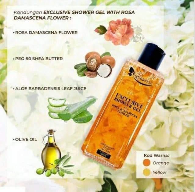 EXCLUSIVE SHOWER GEL NURRAYSA, Beauty & Personal Care, Bath & Body