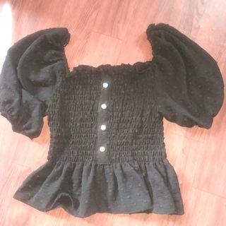 Eyelet Puff sleeve Top