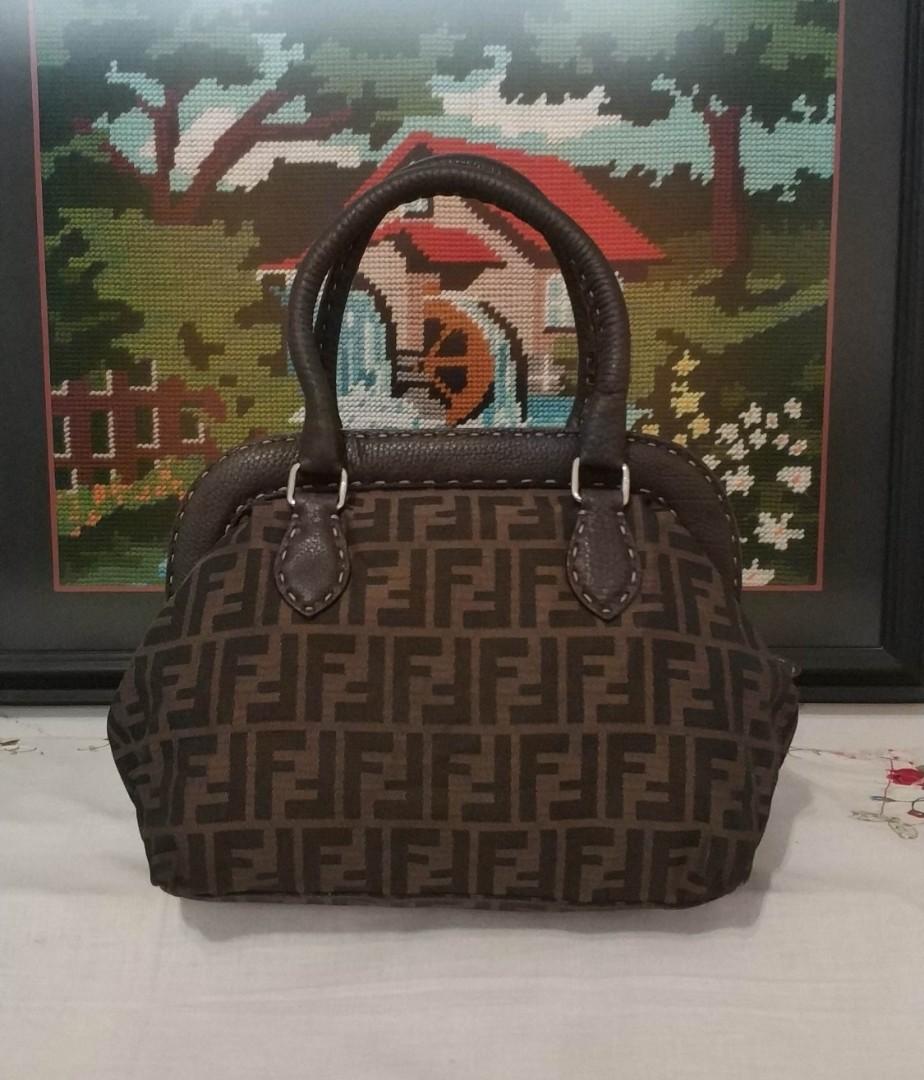 fendi zucca handbag
