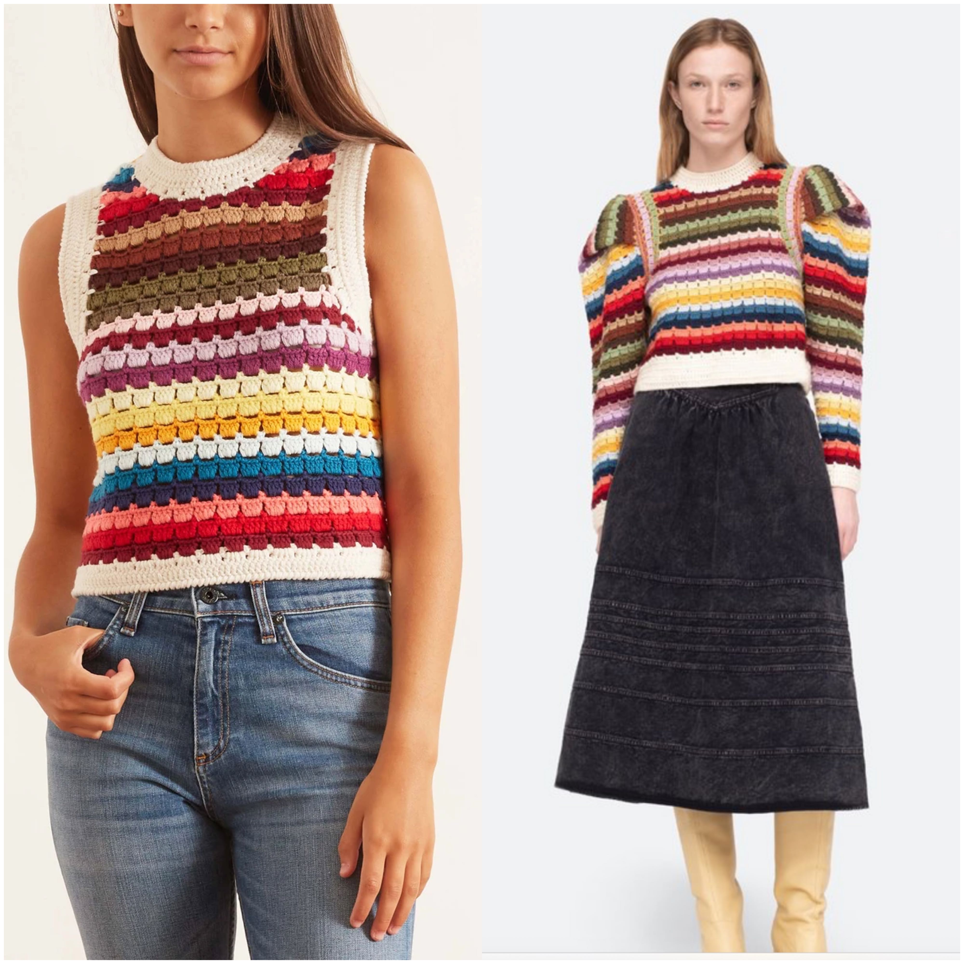 Crochet cotton vest tutorial  inspired by $600 Sea Ziggy Crochet Sweater  Vest 