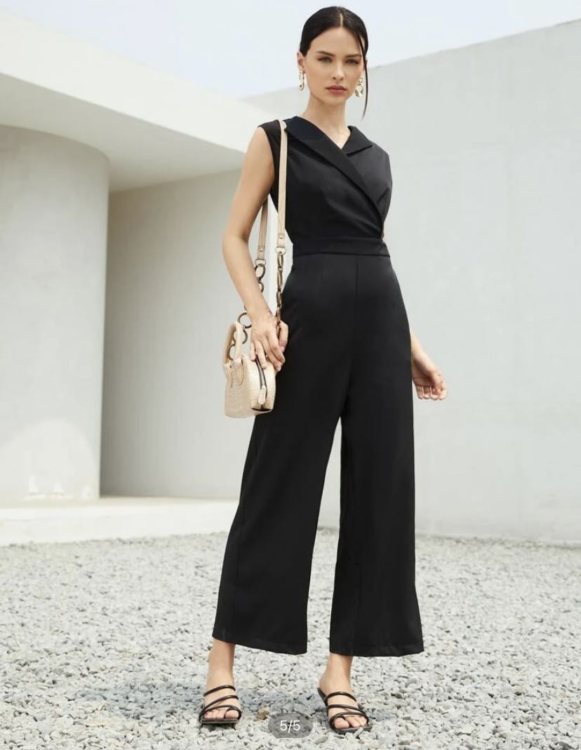 Semi formal sales black jumpsuit