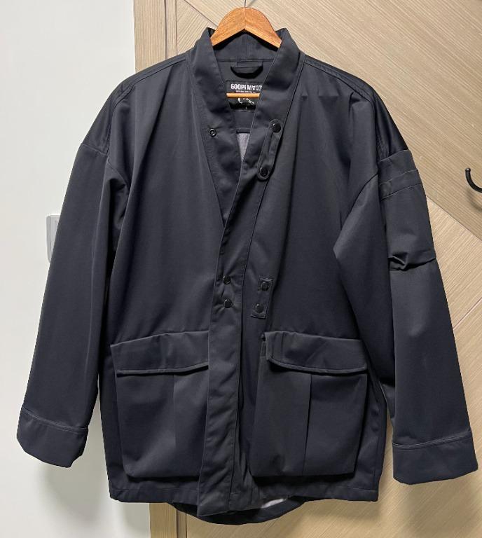 Goopimade 19S/S N-DP KIMONO JACKET 黑色1碼goopi, 男裝, 外套及戶外