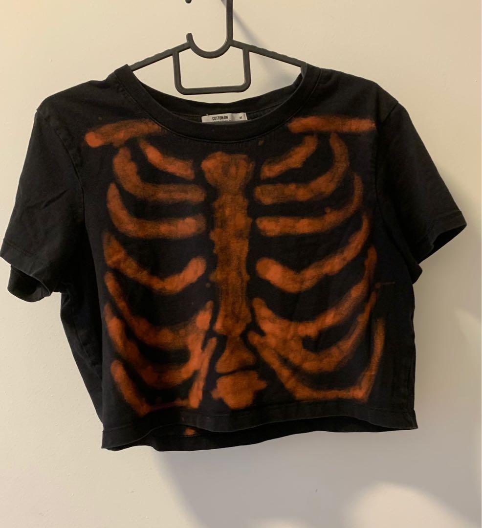 skeleton shirt y2k