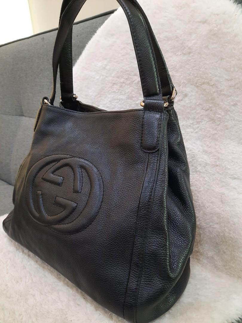 💋 GUCCI SOHO HOBO TWO WAY BAG, Luxury, Bags & Wallets on Carousell