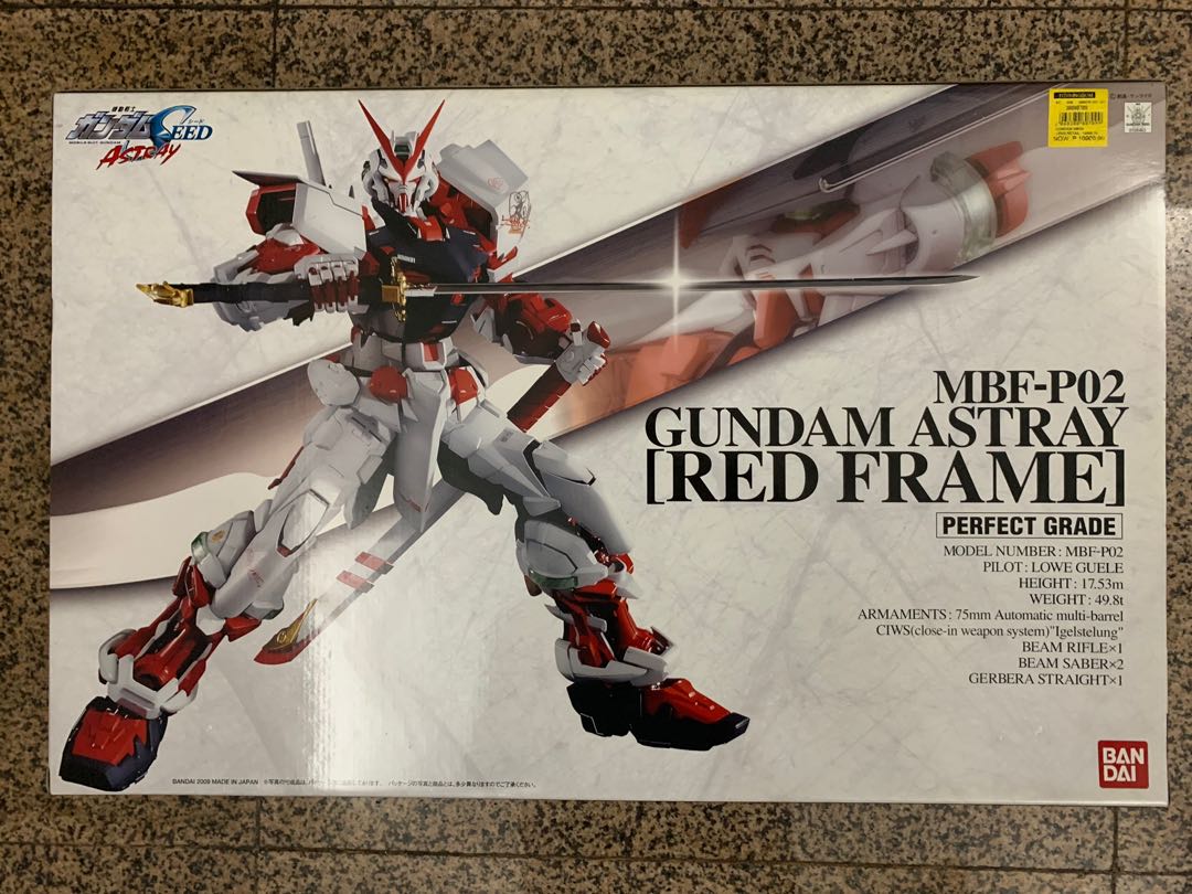 Gundam Astray Red Frame Perfect Grade PG, Hobbies & Toys, Memorabilia ...