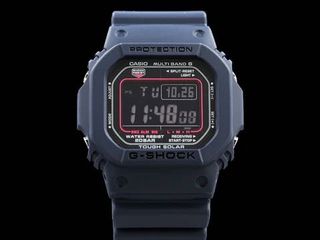 GW-M5610U-2 Gray Blue Red Ring Solar Wave Reissue Series Square Jump G-SHOCK Hong Kong Authorized Dealer CASIO G-SHOCK BABY-G. Genuine Product with Warranty gwm5610 gwm5610u m5610 m5610u64235957515393110