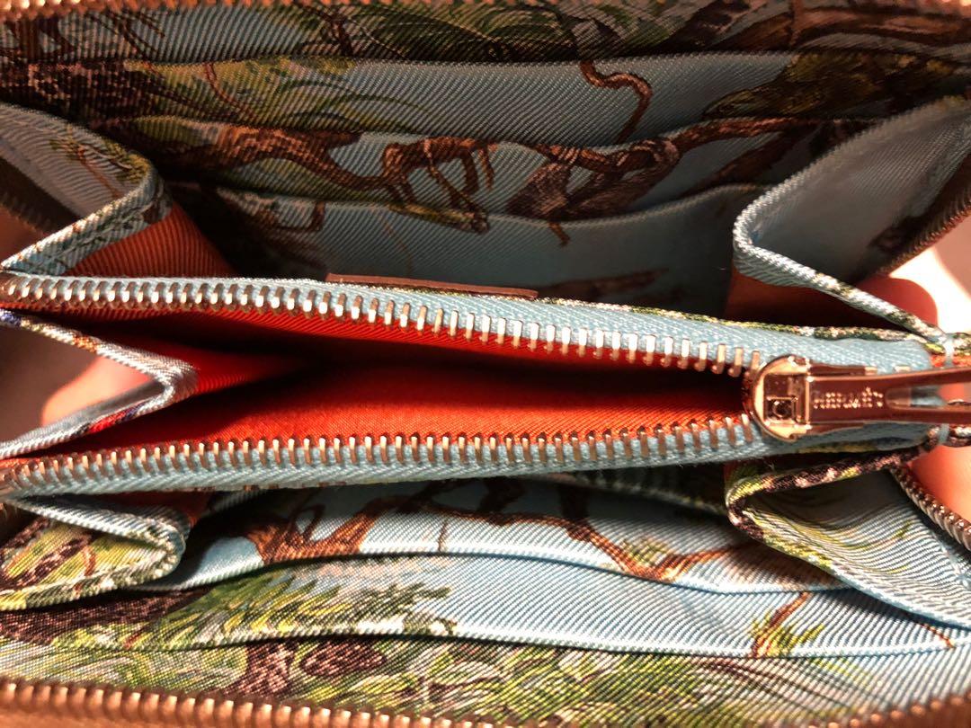 Hermes silk in compact wallet price clearance