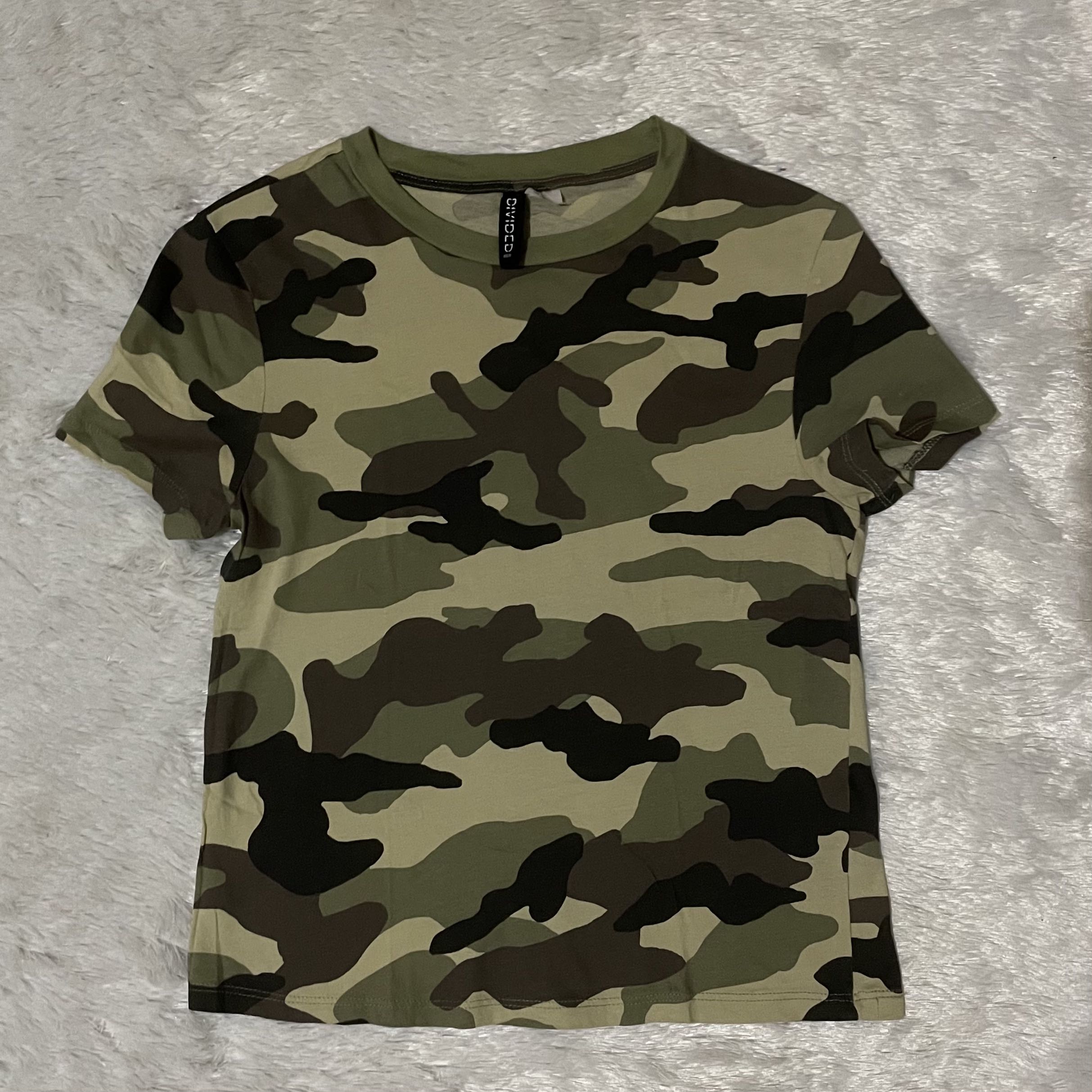 Camouflage shop shirt h&m