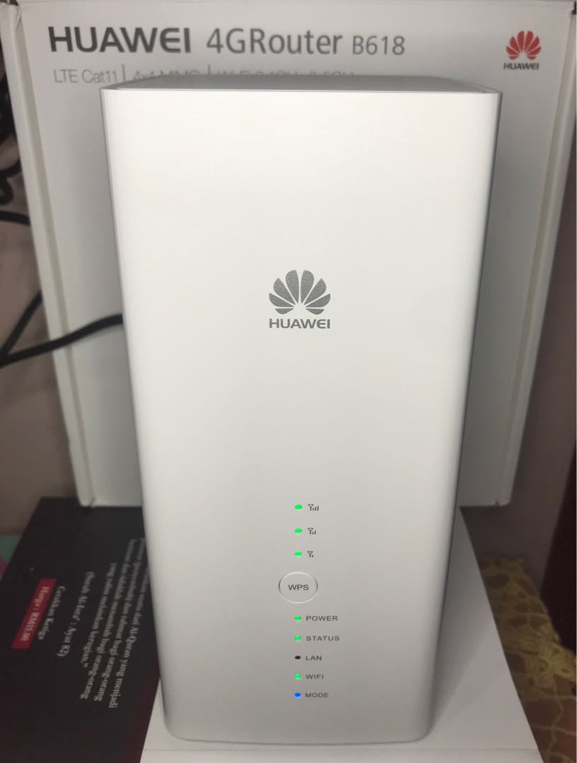 Huawei Router B618s 65d Lte Cat11 V81 Unlock Preloved Electronics Computer Parts Accessories On Carousell