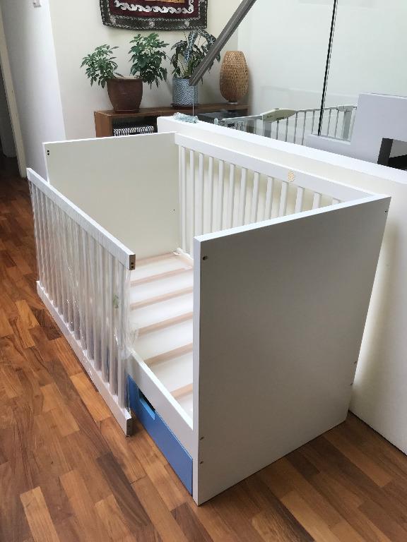 IKEA cot with drawers, Babies & Kids, Baby Nursery & Kids Furniture