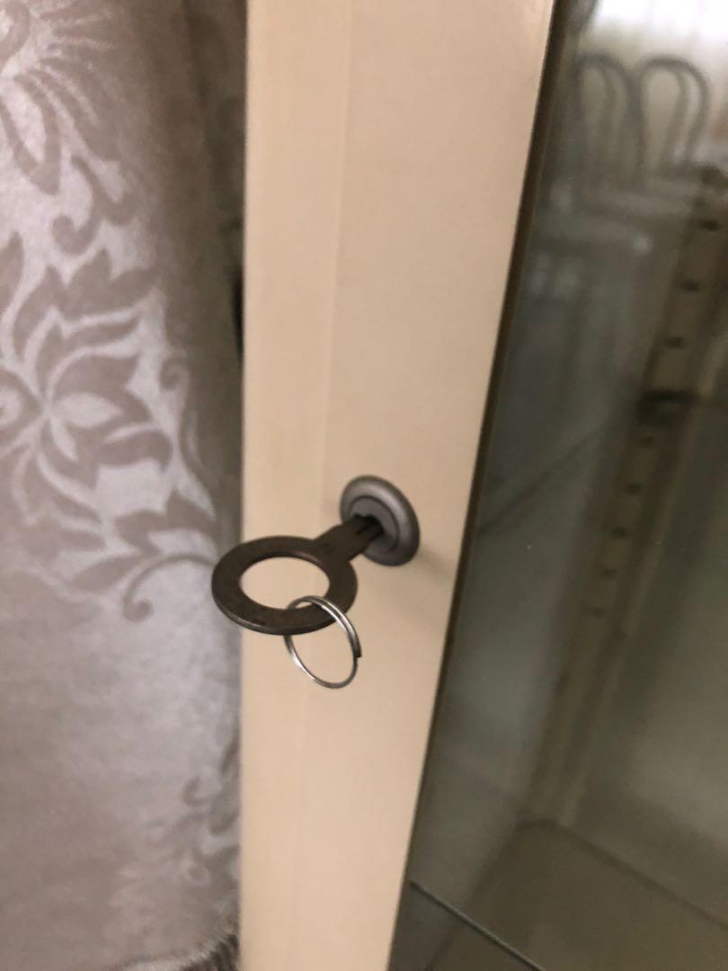 Ikea Fabrikor Glass display shelf, Furniture & Home Living, Furniture