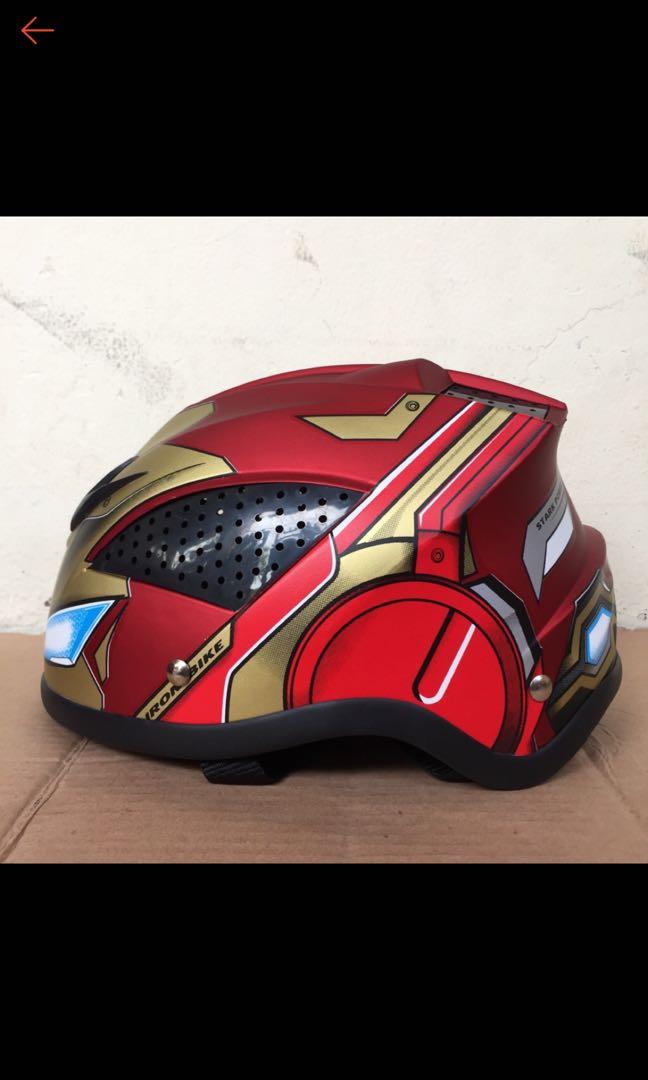 Iron man bicycle helmet sale