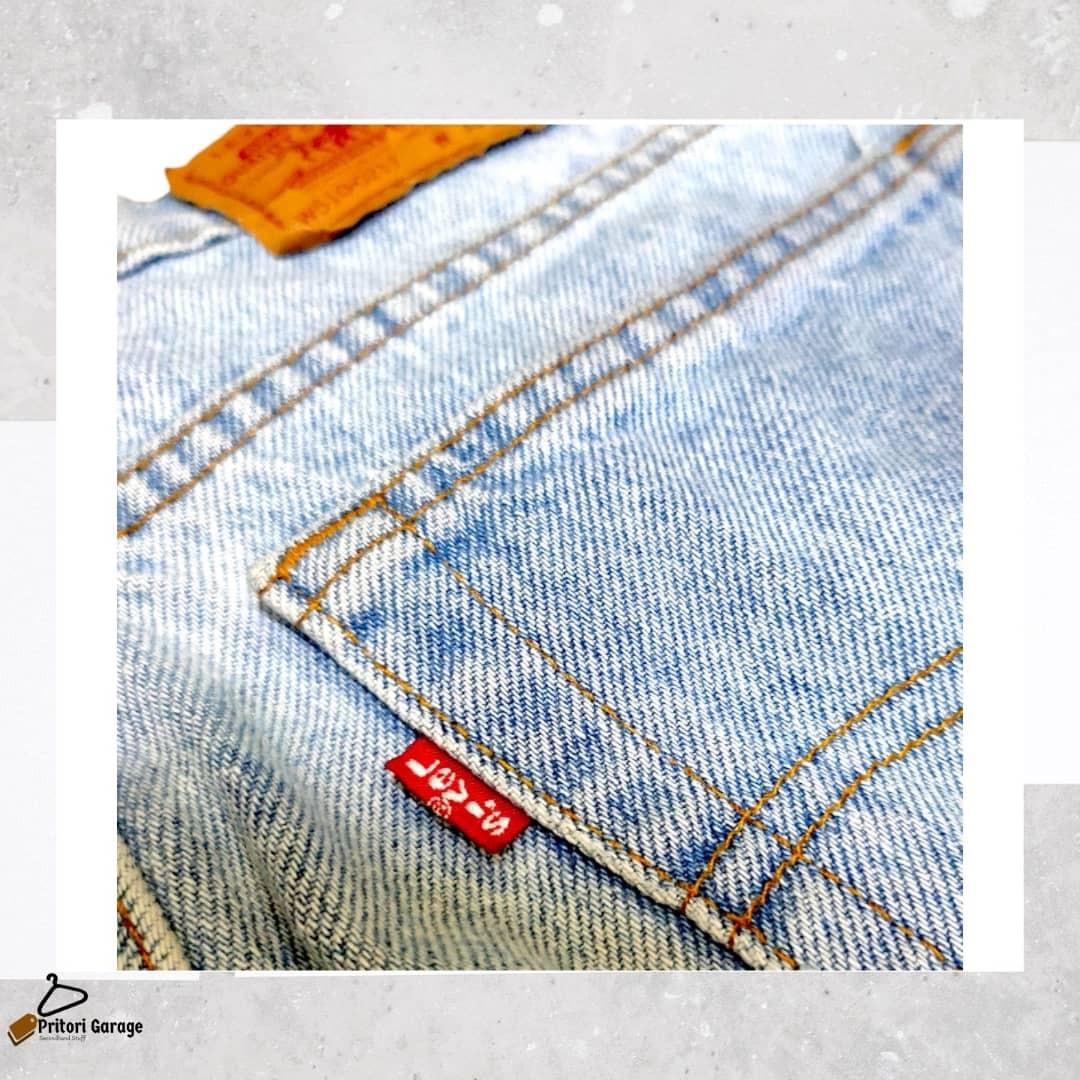 Jeans Levis 510 Classic US Slim Fit Light Blue Raw Original Japan 