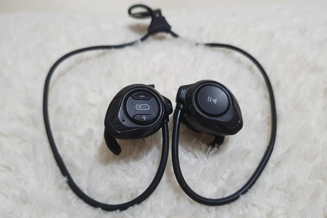 KALENJI 500 Wireless Bluetooth Earphones Black, Audio, Headphones