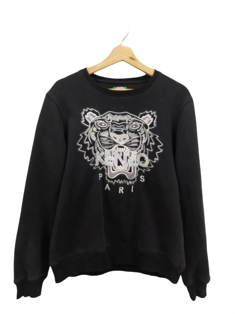 Kenzo silver tiger sweatshirt top