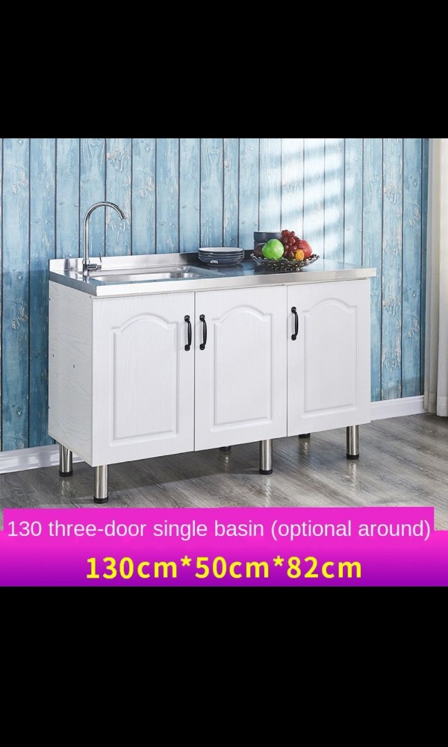 Kitchen with Sink on right, Furniture & Home Living