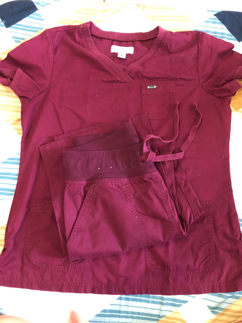 Koi scrub suit set, Women's Fashion, Tops, Others Tops on Carousell
