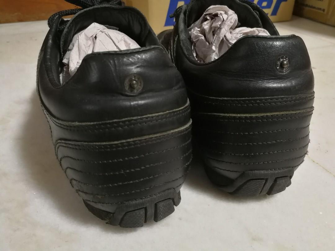 Mens black discount levi shoes