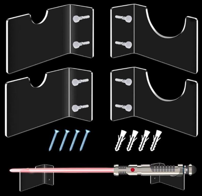 Lightsaber Holder Wall Mount Lightsaber sword katana Display Rack Stand